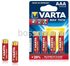 Батарейка  VARTA Max Tech LR03 BL4 (AAA)